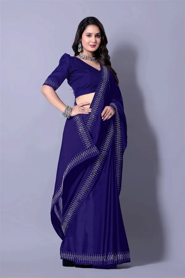 Purple_Georgette_Premium_Embroidered_Saree_With_Matching_Blouse_For_Women