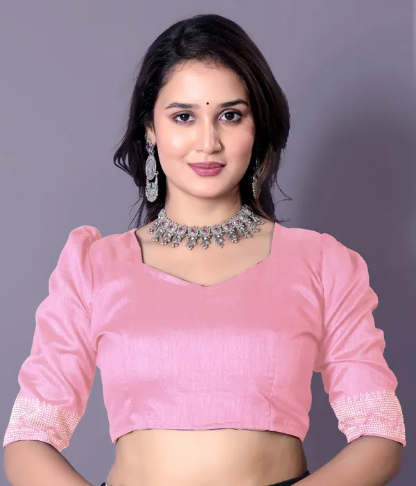 Pink_Georgette_Premium_Embroidered_Saree_With_Matching_Blouse_For_Women