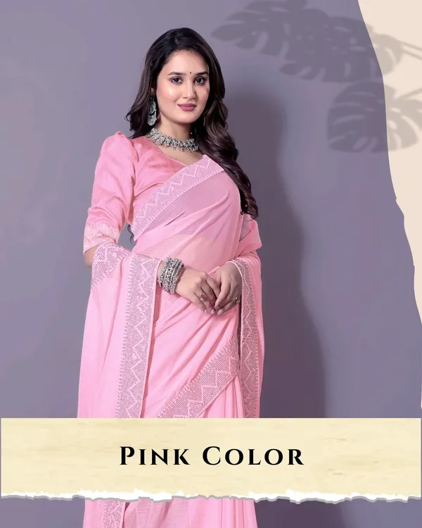 Pink_Georgette_Premium_Embroidered_Saree_With_Matching_Blouse_For_Women