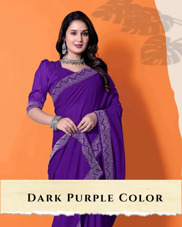 Purple_Georgette_Premium_Embroidered_Saree_With_Matching_Blouse_For_Women