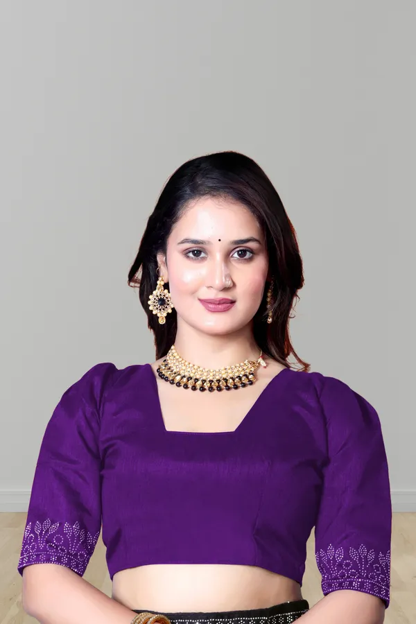 Purple_Georgette_Premium_Embroidered_Saree_With_Matching_Blouse_For_Women
