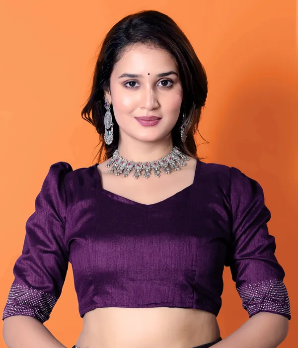 Purple_Georgette_Premium_Embroidered_Saree_With_Matching_Blouse_For_Women