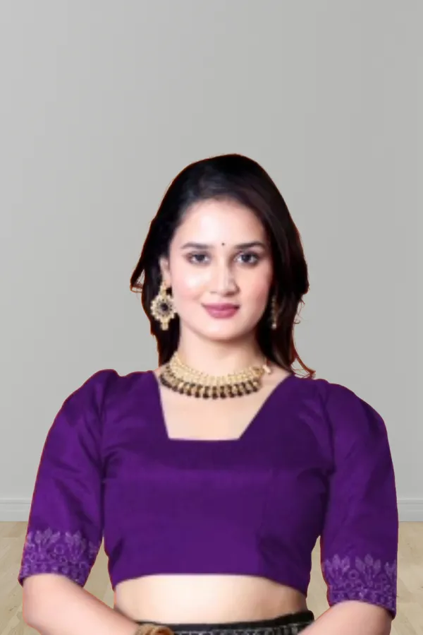 Purple_Georgette_Premium_Embroidered_Saree_With_Matching_Blouse_For_Women