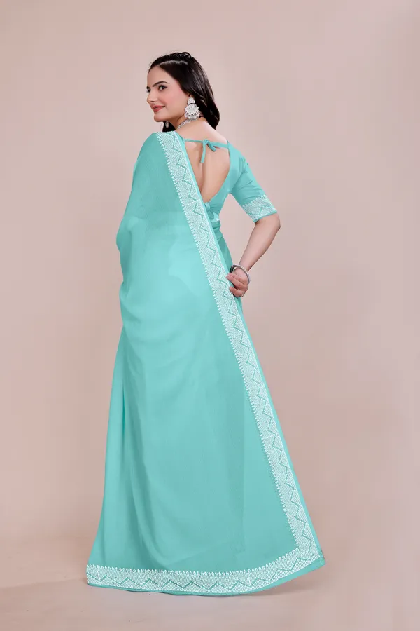 Blue_Georgette_Premium_Embroidered_Saree_With_Matching_Blouse_For_Women
