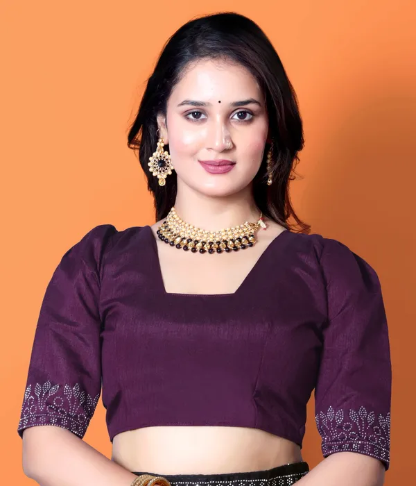 Purple_Georgette_Premium_Embroidered_Saree_With_Matching_Blouse_For_Women