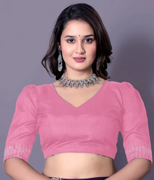 Pink_Georgette_Premium_Embroidered_Saree_With_Matching_Blouse_For_Women