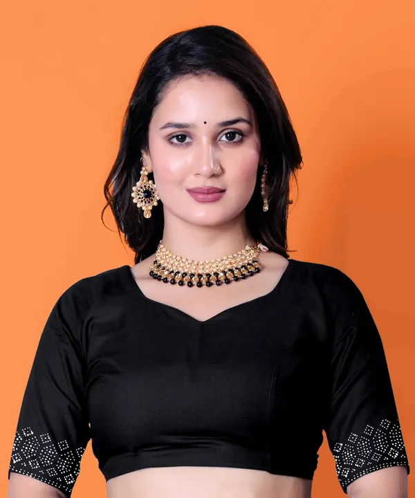 Black_Georgette_Premium_Embroidered_Saree_With_Matching_Blouse_For_Women
