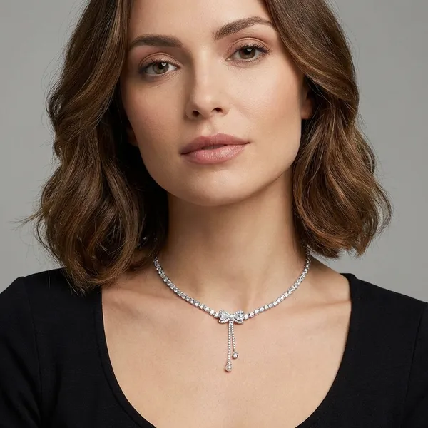 Sparkling_Bow_Tie_Crystal_Choker_Necklace_For_Women