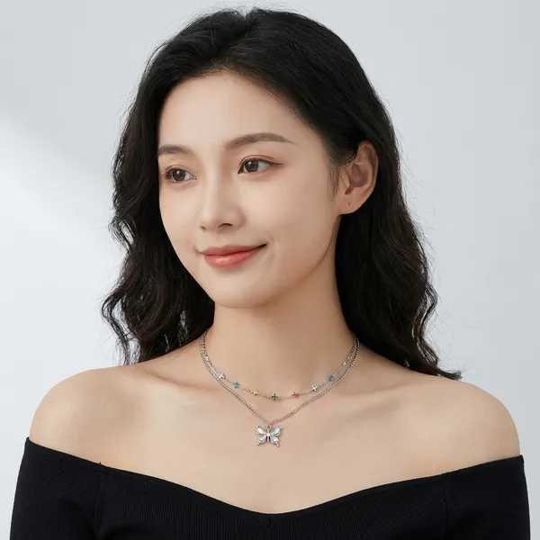 Silver_Butterfly_Pendant_Necklace_With_Crystal_Accents_For_Women
