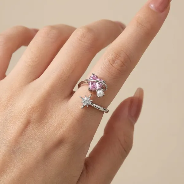 Elegant_Mermaid_Crown_Ring_With_Pearl_And_Starfish_Charm_For_Women