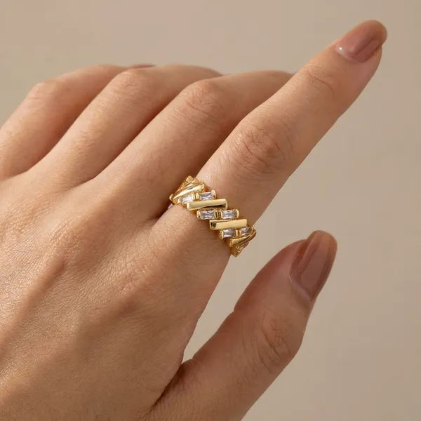 Elegant_Gold_Tone_Heartbeat_Ring_With_Baguette_Crystals_For_Women