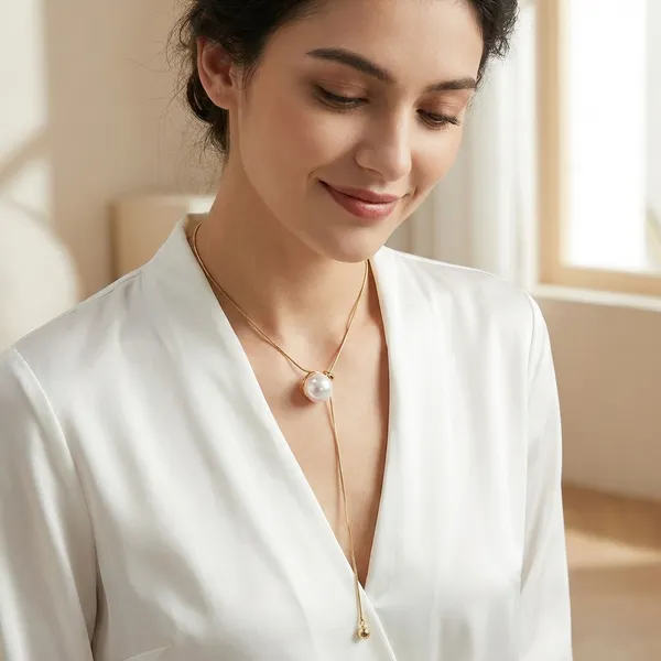 Elegant_Pearl_Drop_Necklace_With_Delicate_Gold_Chain_For_Women
