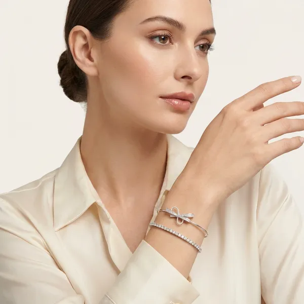 Crystal_Infinity_Ribbon_Bracelet_With_Rhinestone_Accents_For_Women