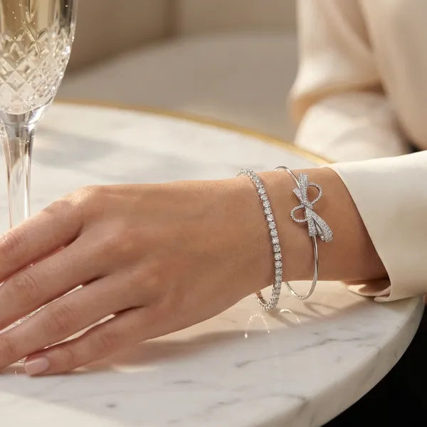 Crystal_Infinity_Ribbon_Bracelet_With_Rhinestone_Accents_For_Women