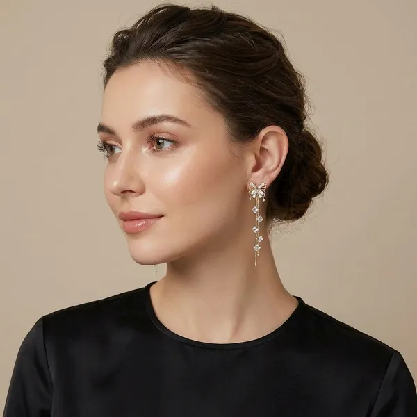 Elegant_Gold_Butterfly_Earrings_With_Crystal_Chain_Drop_For_Women