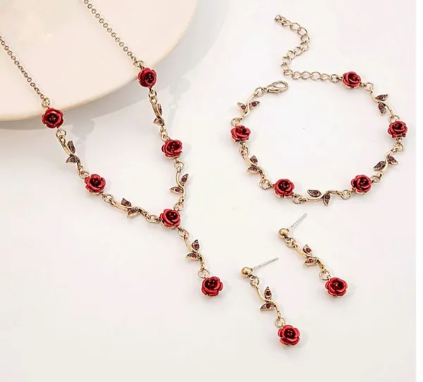 Elegant_Red_Rose_Jewelry_Set_Necklace,_Bracelet_And_Earrings_For_Women