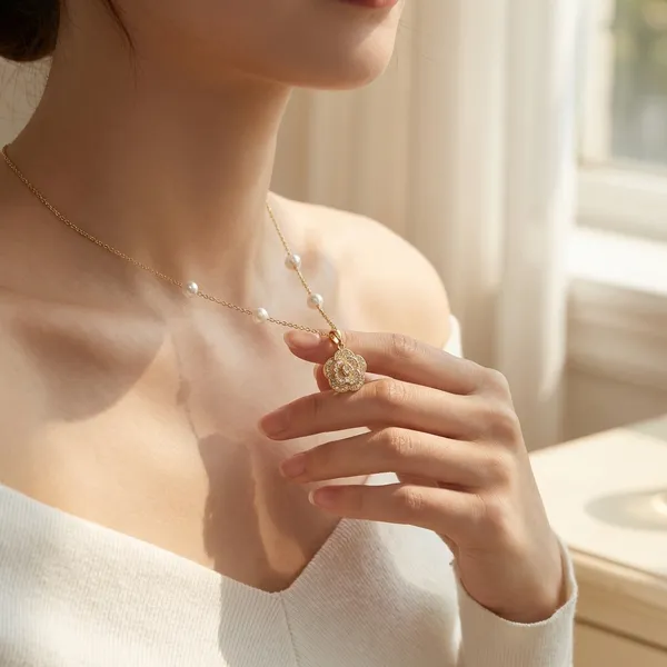 Elegant_Crystal_Flower_Pendant_Necklace_With_Gold_Chain_For_Women