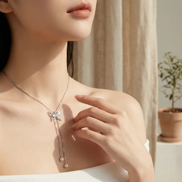 Sparkling_Butterfly_Pendant_Necklace_With_Dual_Chain_Design_For_Women