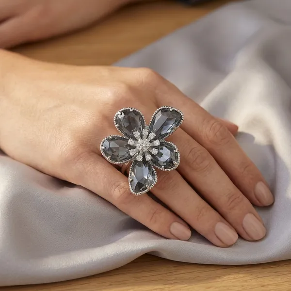 Crystal_Flower_Brooch_Pin_With_Grey_And_Black_Petals_For_Women