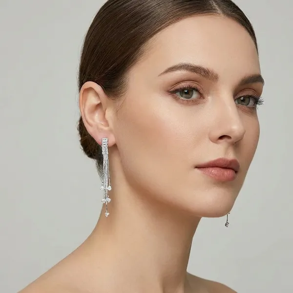 Crystal_Tassel_Drop_Earrings_Elegant_Dangle_Earrings_With_Sparkling_Stones_For_Women