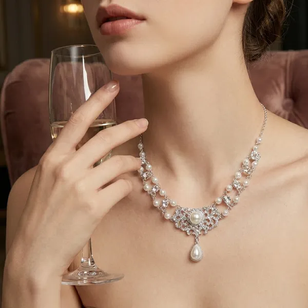 Sparkling_Crystal_Statement_Necklace_With_Teardrop_Pendant_For_Women