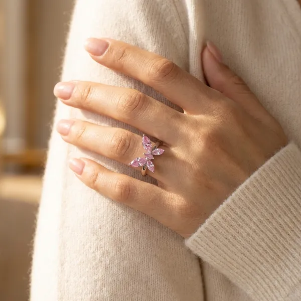 Pink_Crystal_Butterfly_Ring_Set_Adjustable_Floral_Design_For_Women