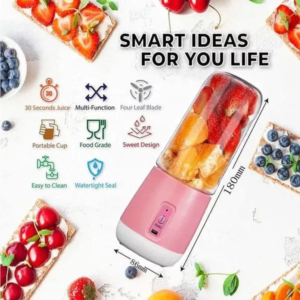 Peach_Glass_Premium_Fruit_Mixer_For_Home