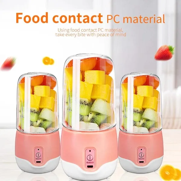 Peach_Glass_Premium_Fruit_Mixer_For_Home
