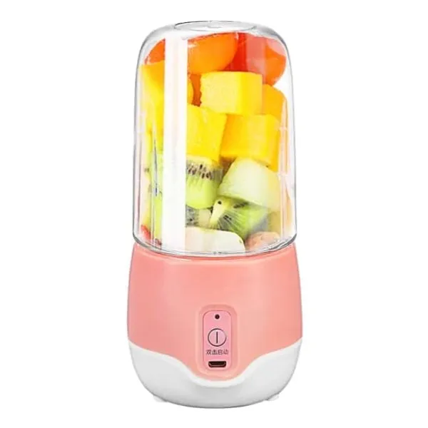 Peach_Glass_Premium_Fruit_Mixer_For_Home