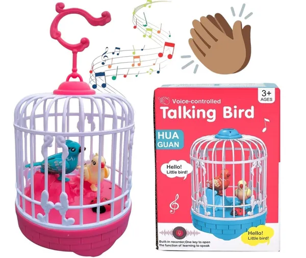 NOH_Talking_Bird_Toys_for_Kids_Speaking_|_Interactive_Toy_|_Singing_&_Chirping_in_Bird_Cage_|_Best_Gift_for_Babies_Kids_Children_|_Educational_&_Engaging_Toy_(Multicolor)
