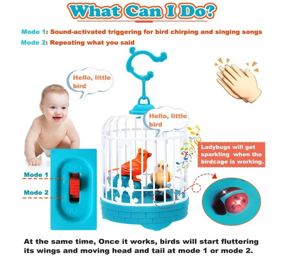 NOH_Talking_Bird_Toys_for_Kids_Speaking_|_Interactive_Toy_|_Singing_&_Chirping_in_Bird_Cage_|_Best_Gift_for_Babies_Kids_Children_|_Educational_&_Engaging_Toy_(Multicolor)