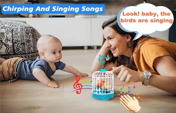 NOH_Talking_Bird_Toys_for_Kids_Speaking_|_Interactive_Toy_|_Singing_&_Chirping_in_Bird_Cage_|_Best_Gift_for_Babies_Kids_Children_|_Educational_&_Engaging_Toy_(Multicolor)