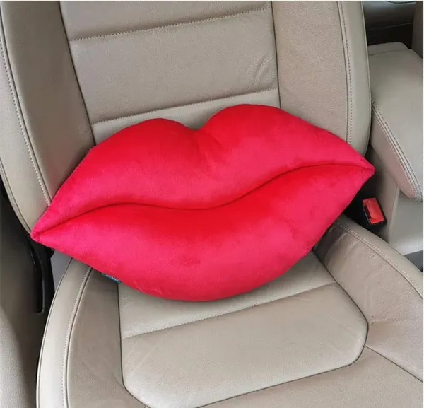 NOH_Creations_Lip_Shape_Decorative_Cushion,_Red,_Velvet,_44_Centimetres,_Reversible,_Ultra_Soft,_Machine_Washable_|_Best_Gift_to_Marriage_Ceremony