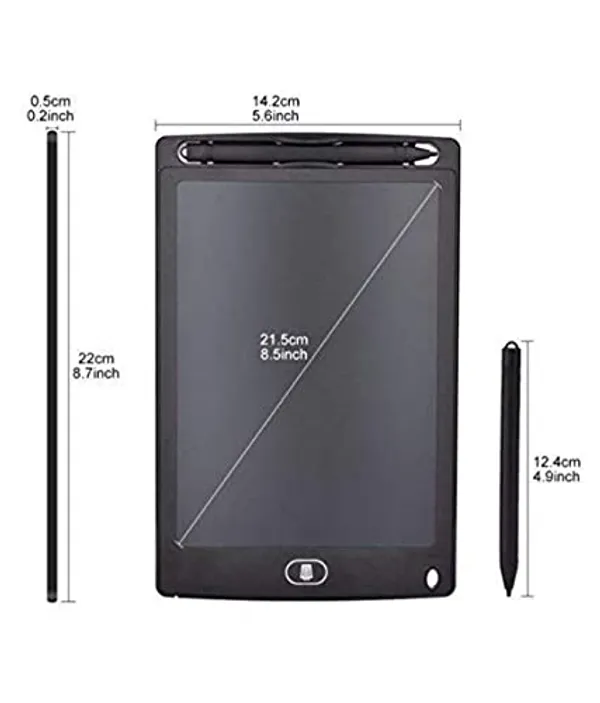 NOH_Creations_Digital_Slate/Writing_Board_Slate/Graphic_Tablet/Note_pad/Writing_Pad/Black_Color_(Free_2_Extra_Battery/Cell)