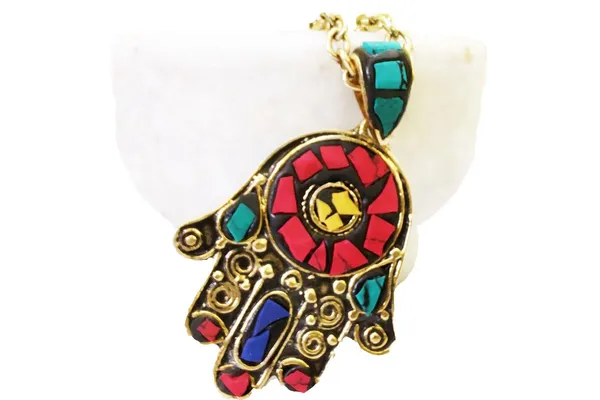 NOH_Womens_Pendant_Necklace_|_Fatima_Hand_Hamsa_Symbol_of_Protection,_Success_&_Good_Luck