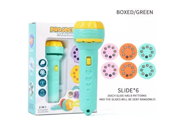 NOH_Creations_3_Slide_Projector_Flashlight_Torch_with_24_Patterns,_Animals,_Fruits_Slides_-_Educational_Toy_for_Kids_Learning_and_Play,_Perfect_Night_Light_Gift_for_3-Year-Old_Boys_and_Girls