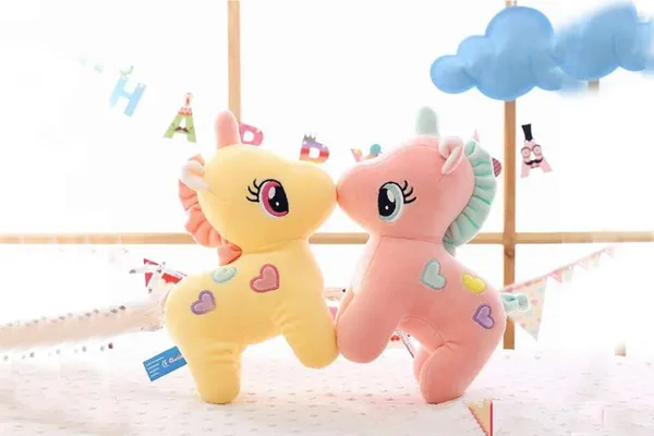 NOH_Creations_Small_Pink_Unicorn_Soft_Toy,_Baby_Toy,_Soft_Toy_for_Kids,_Soft_Toy_for_Baby_Girl,_Birthday_Gift_for_Girls,_Birthday_Gift_for_Girls,_Gift_Items,_(32_cm)