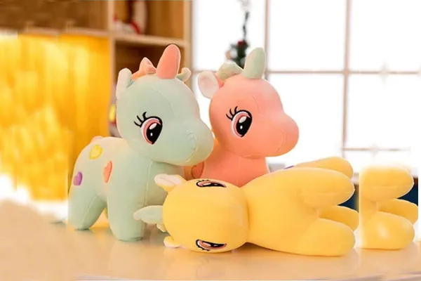 NOH_Creations_Small_Pink_Unicorn_Soft_Toy,_Baby_Toy,_Soft_Toy_for_Kids,_Soft_Toy_for_Baby_Girl,_Birthday_Gift_for_Girls,_Birthday_Gift_for_Girls,_Gift_Items,_(32_cm)