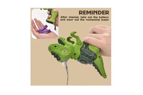 NOH_Creations_Mini_Dinosaur_Dino_Machine_Gun_Toy_with_Spray_Smoke_Effect,_for_Birthday_Toy_Gift_for_Boys_&_Girls_Toddler_2_3_4_5_Year_Old_-_Mulit-Color