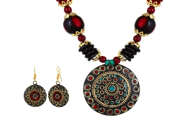 NOH_Beaded_Fashion_Jewellery_Set_|_Tribal_Necklace_with_Earrings_|_Traditional_Ethnic_Jewellery_Gift_for_Women