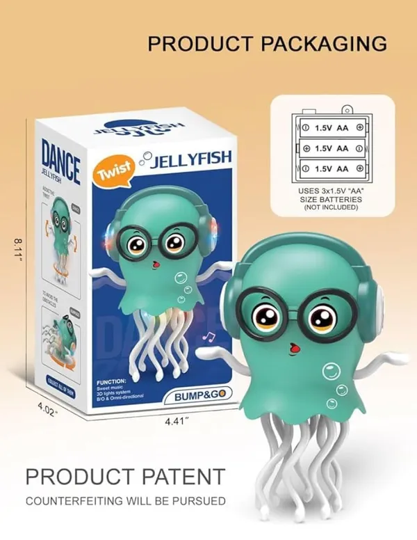 NOH_Musical_Jellyfish_Dancing_Toy_|_Smart_Crawling_Octopus_with_LED_Flashing_Lights_|_360_Spinning_Tentacles_|_Educational_Entertainment_Toy_for_Toddlers