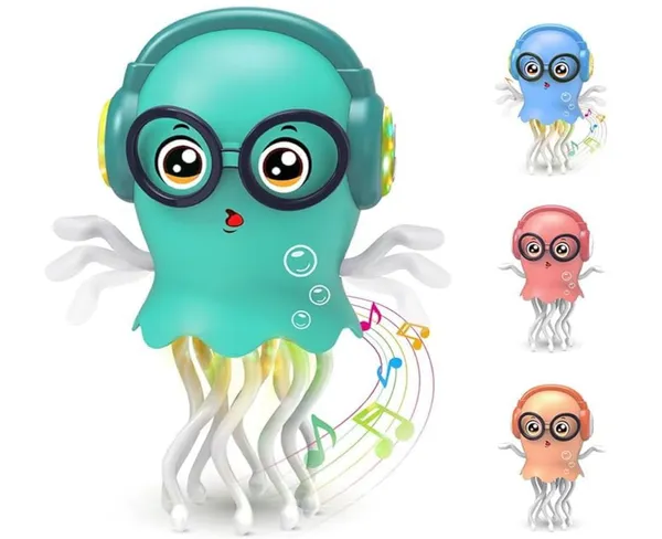 NOH_Musical_Jellyfish_Dancing_Toy_|_Smart_Crawling_Octopus_with_LED_Flashing_Lights_|_360_Spinning_Tentacles_|_Educational_Entertainment_Toy_for_Toddlers