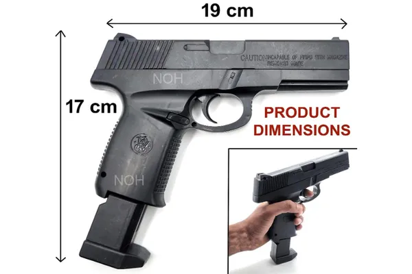 NOH_Mouser_Toy_Gun_with_150_Plastic_Bullets_|_Pull_Back_Loader_Pistol_for_Kids_|_Long_Range_Shooting_Toy_for_Outdoor_Fun_|_Safe_Play_Design