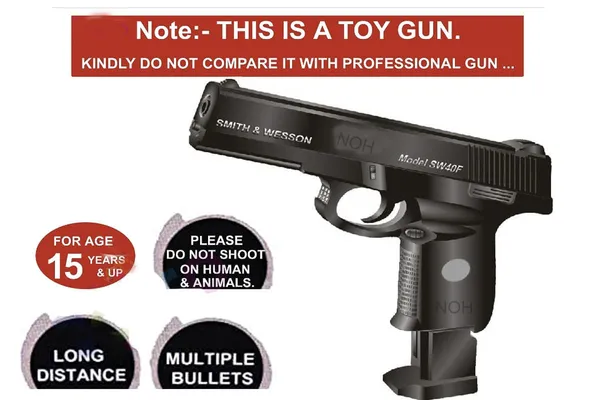 NOH_Mouser_Toy_Gun_with_150_Plastic_Bullets_|_Pull_Back_Loader_Pistol_for_Kids_|_Long_Range_Shooting_Toy_for_Outdoor_Fun_|_Safe_Play_Design
