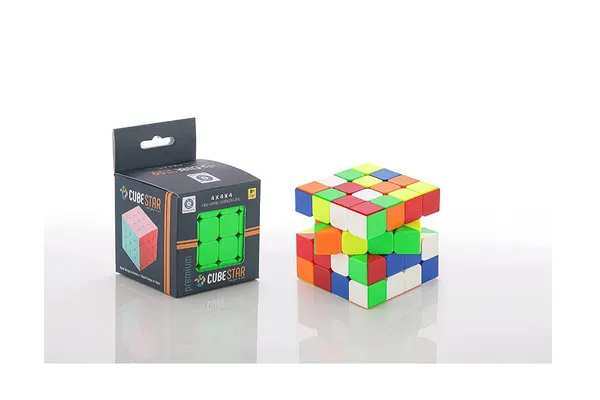 NOH_Creations_4X4_Speed_Cube_Puzzle_for_Kids_&_Adults,_Sticker_Less_Speed_Cube,_Stress_Buster_Brainstorming_Cube_for_Kids_Above_3