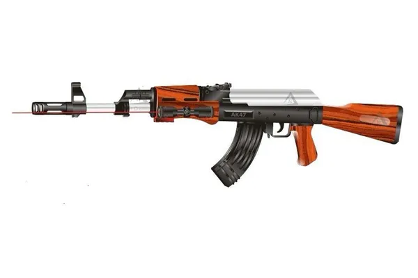 NOH_AK47_Toy_Gun_with_Laser_Light_with_Bullets,_24-inch_Long_Shooting_Gun_for_Kids_8+_Years,_Outdoor_Game_for_Boys,_Best_Birthday_Gift,_Target_Gun