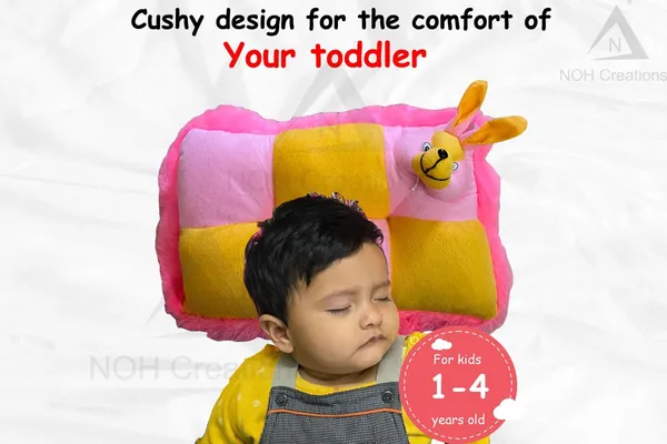 NOH_New_Born_Baby_Multi_Colour_Pillow_Teddy_Stuffed_Toy_Plush_Toy_Cushion_Teddy_Bear_Baby_Pillow_(38_cm)