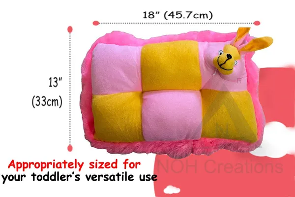 NOH_New_Born_Baby_Multi_Colour_Pillow_Teddy_Stuffed_Toy_Plush_Toy_Cushion_Teddy_Bear_Baby_Pillow_(38_cm)