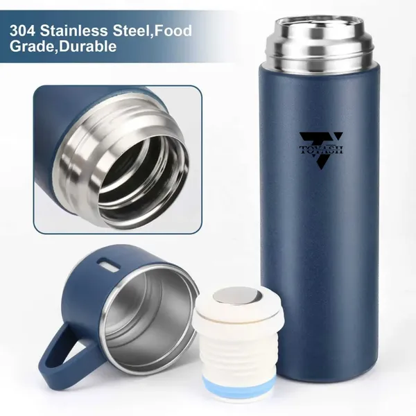 Toyash_Blue_Stainless_Steel_Vacuum_Flask_With_2_Cups_Gift_Set