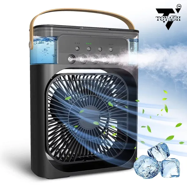 Toyash_Classic_Mini_Air_Cooler_Portable_IBeat_The_Heat_NowI_with_Cooling_Air-Black_with_1_YEAR_WARRANTY
